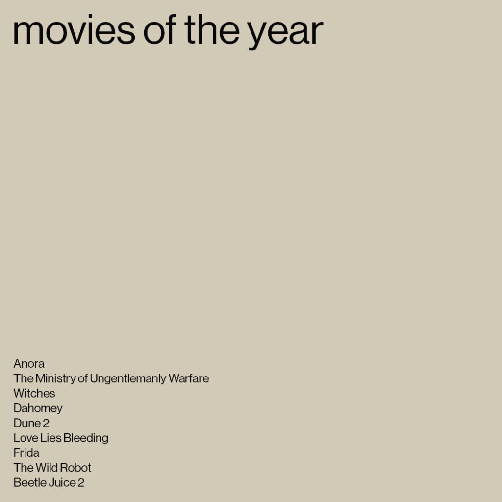 Movies Of The Year