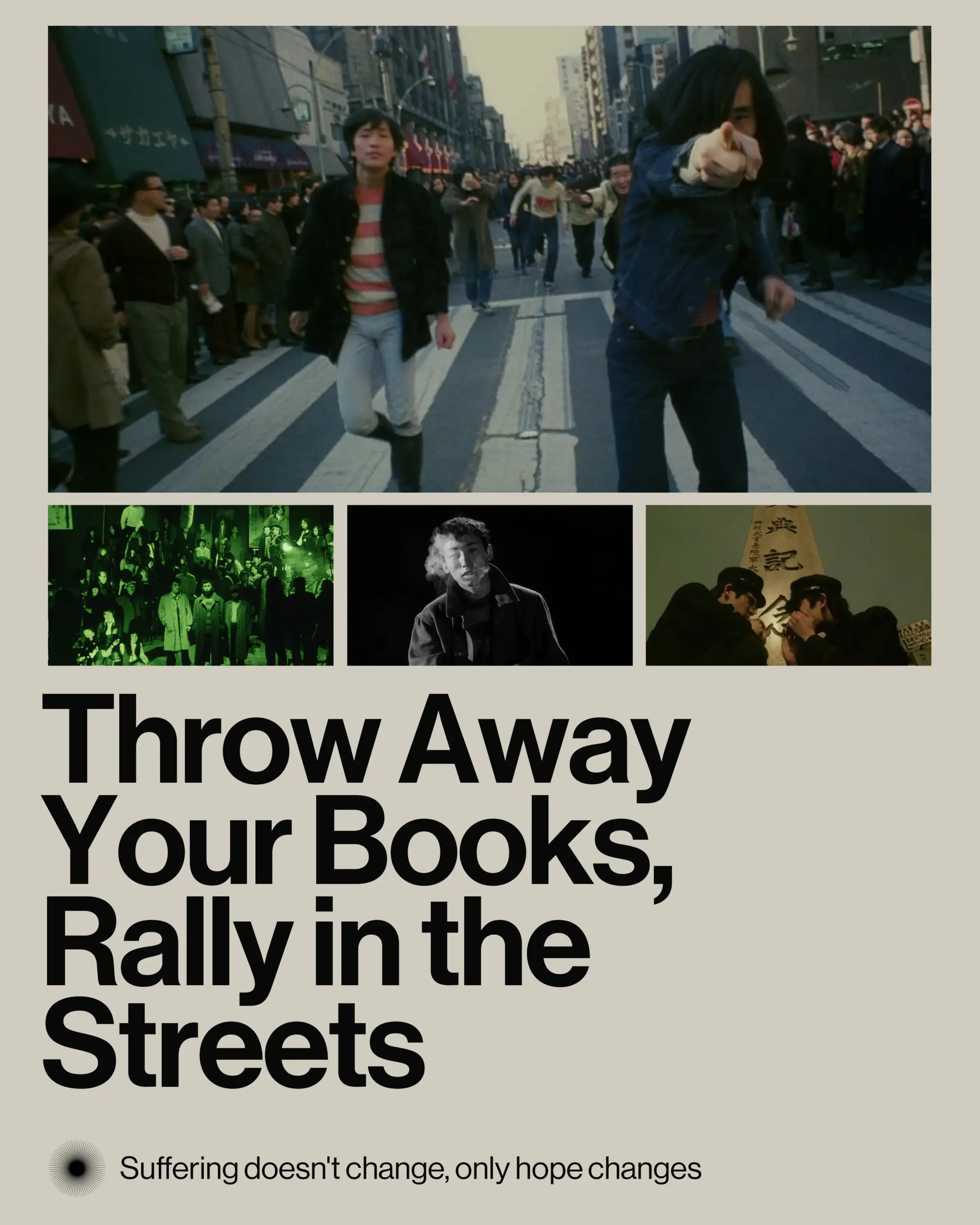 Throw Away Your Books, Rally in the Streets